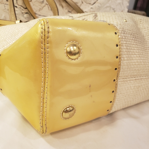 Coach Limited edition Hamptons Floral Straw Bag 98 - Picture 8 of 16